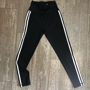 Adidas Women’s Striped Believe this Training Tights Size Small